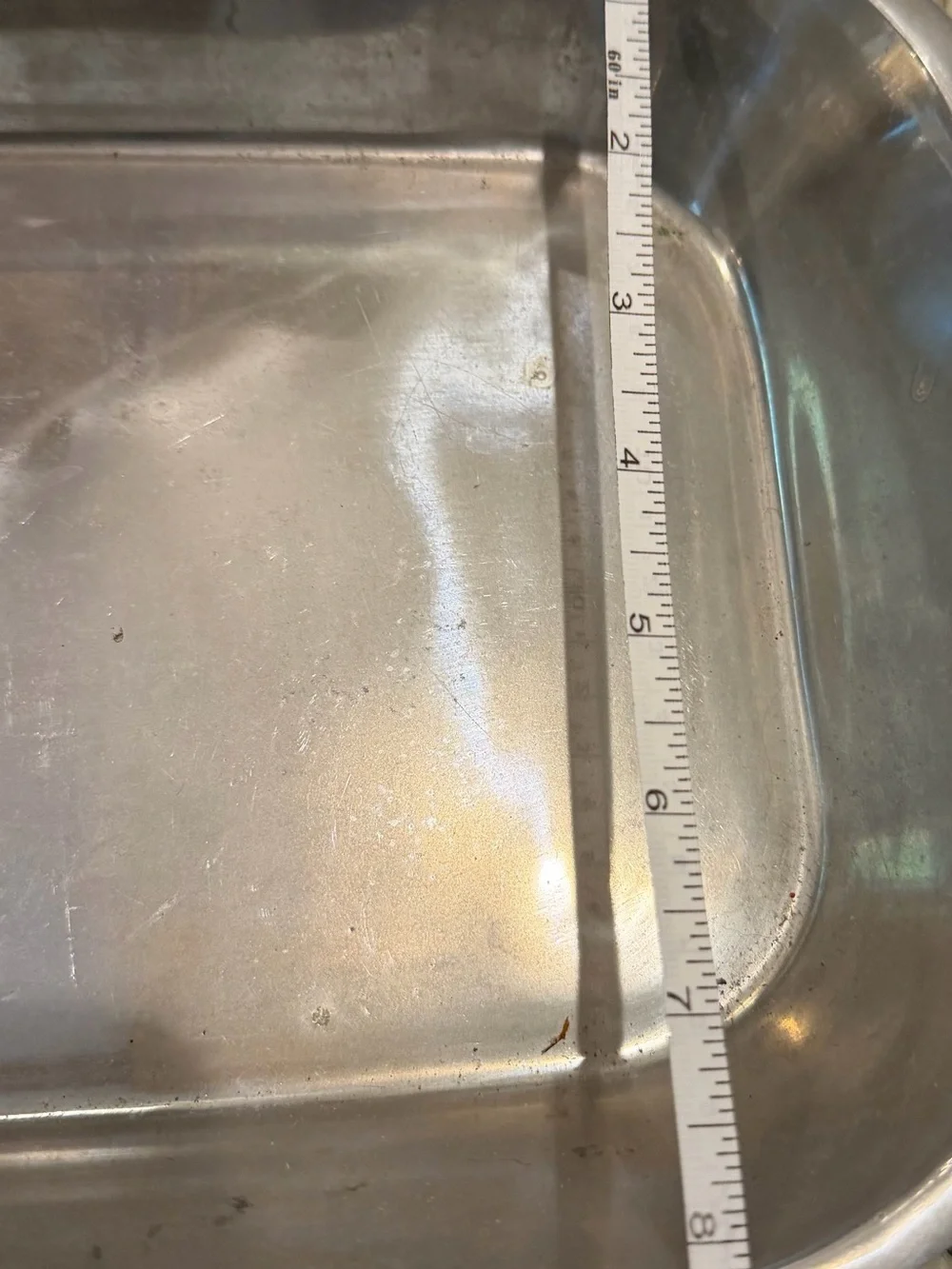 Silver Metal Serving Dish with Decorative Handles
